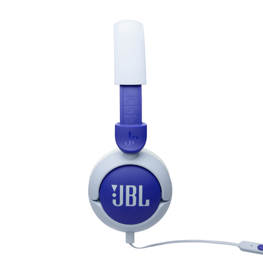JBL Junior 320 - Blue - Wired on-ear kids headphones - Left